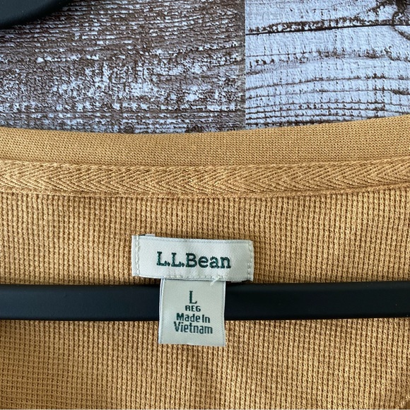 LL Bean Long-Sleeved Top Size L Regular - Picture 4 of 6